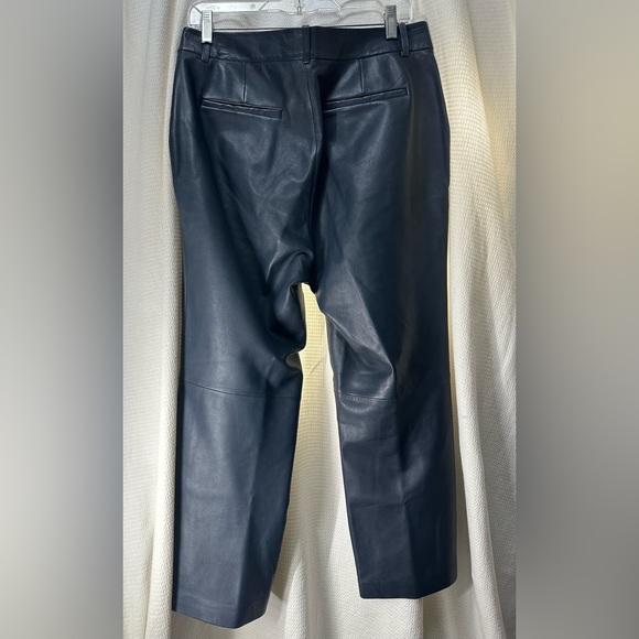 Avec Les Filles real leather large pants blue-gray - Picture 6 of 7